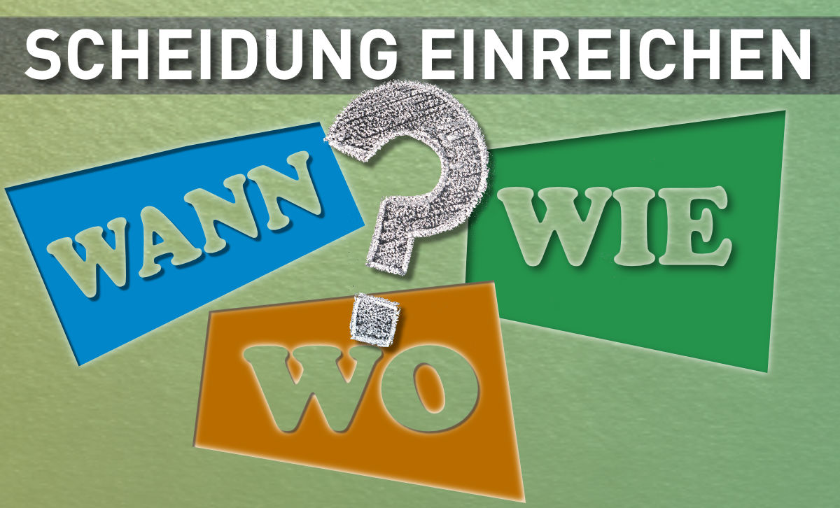 Scheidung einreichen - Wann - Wie - Wo