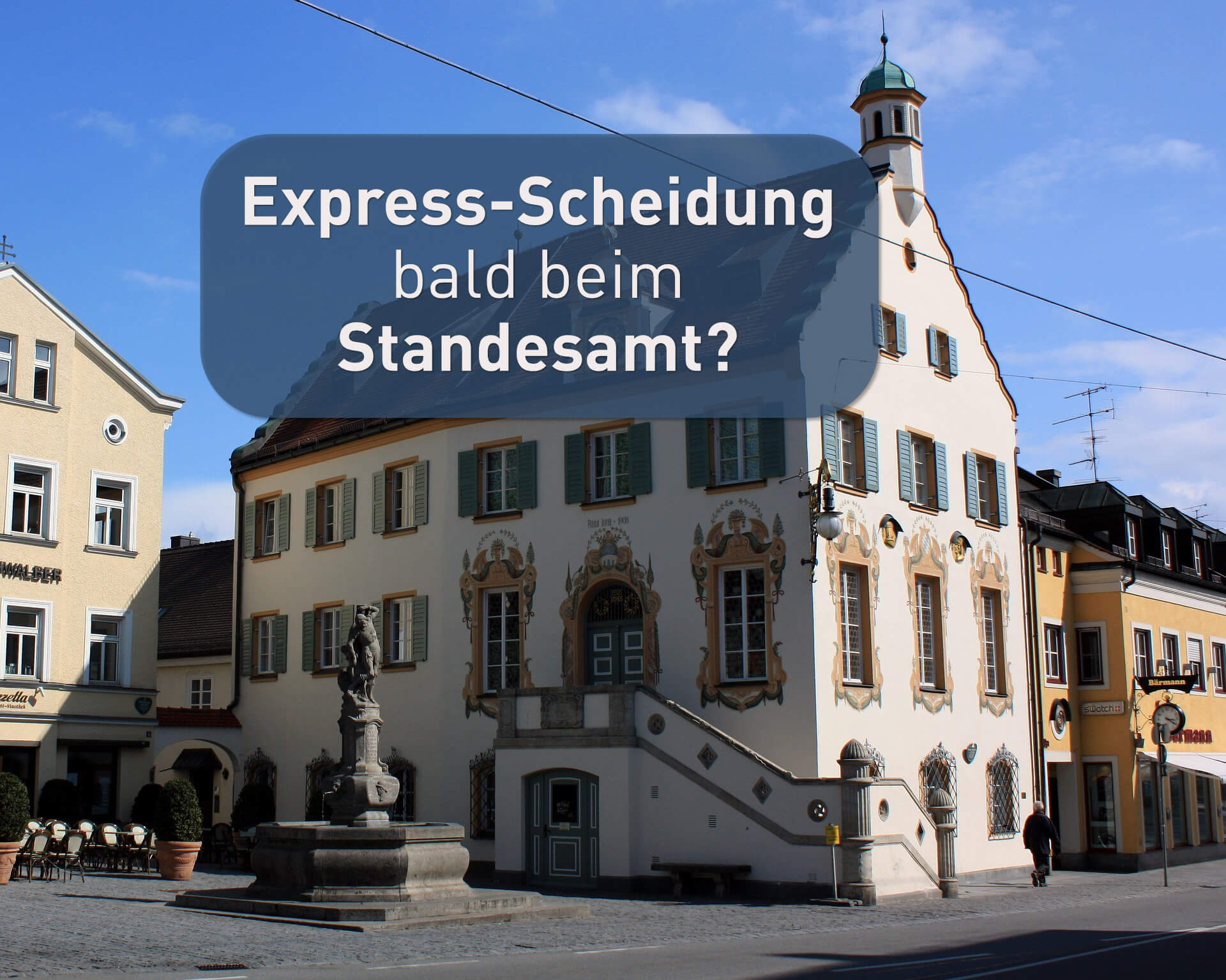 Express-Scheidung beim Standesamt