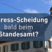 Express-Scheidung - ohne Anwalt - Standesamt