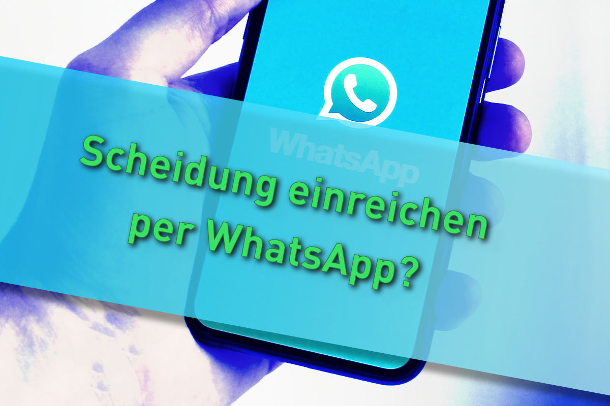 Scheidung Einreichen - per WhatsApp in Deutschland
