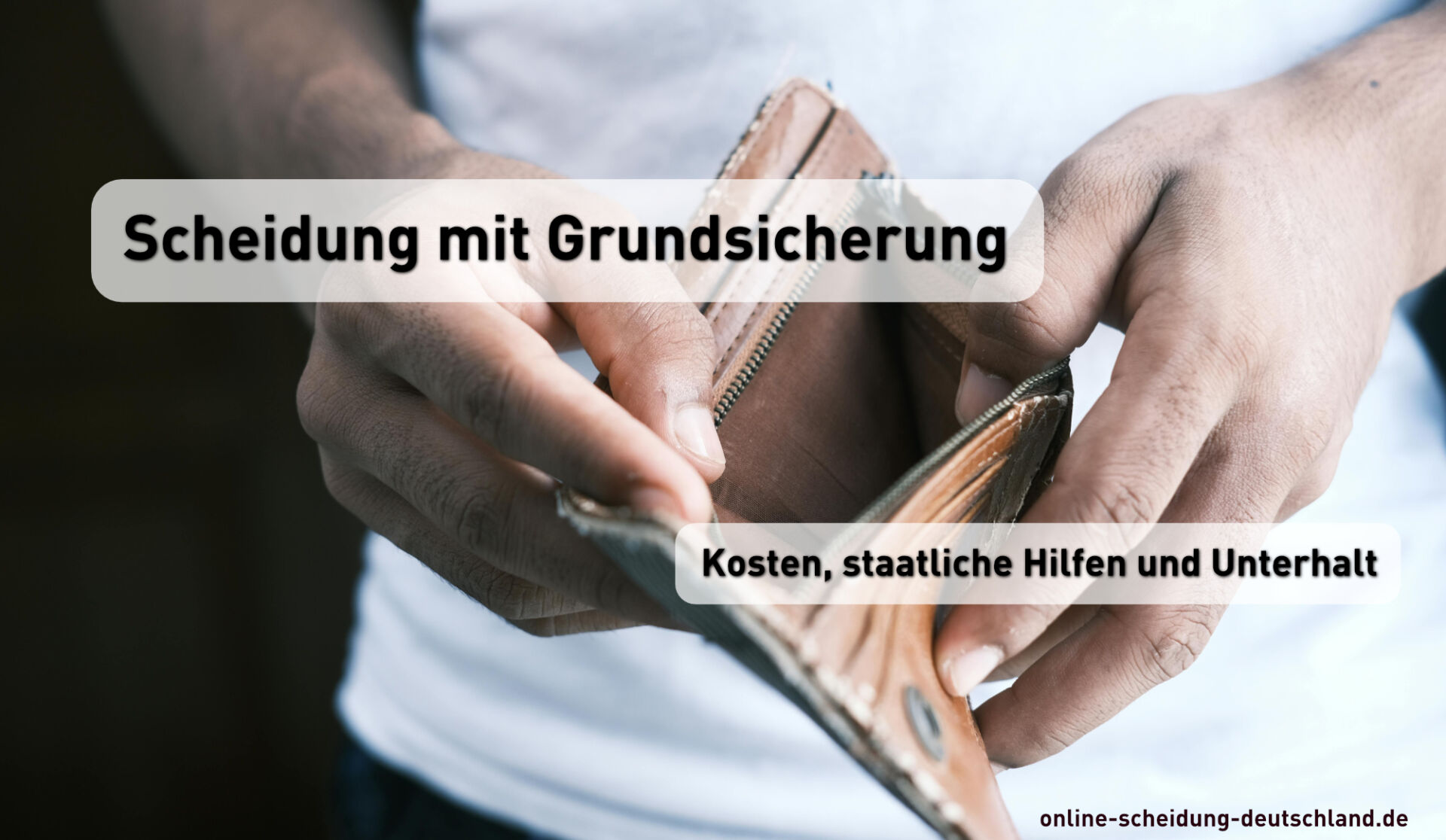 Scheidung mit Grundsicherung - Kosten, staatliche Hilfen und Kosten